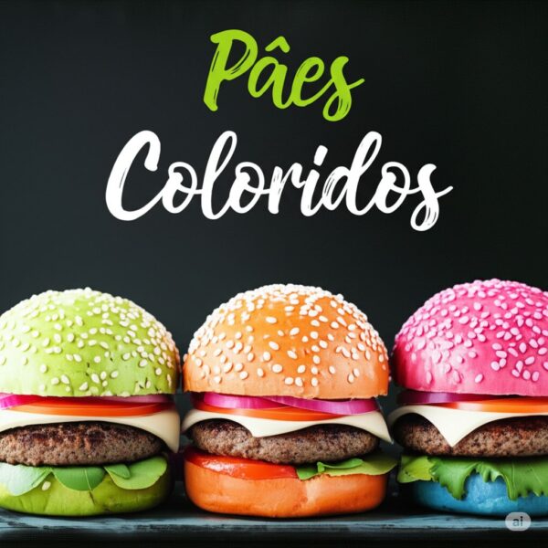 Receitas de Pães Coloridos